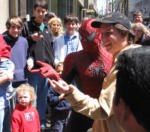 Spiderman 3 Movie Films a Scene in Cleveland
